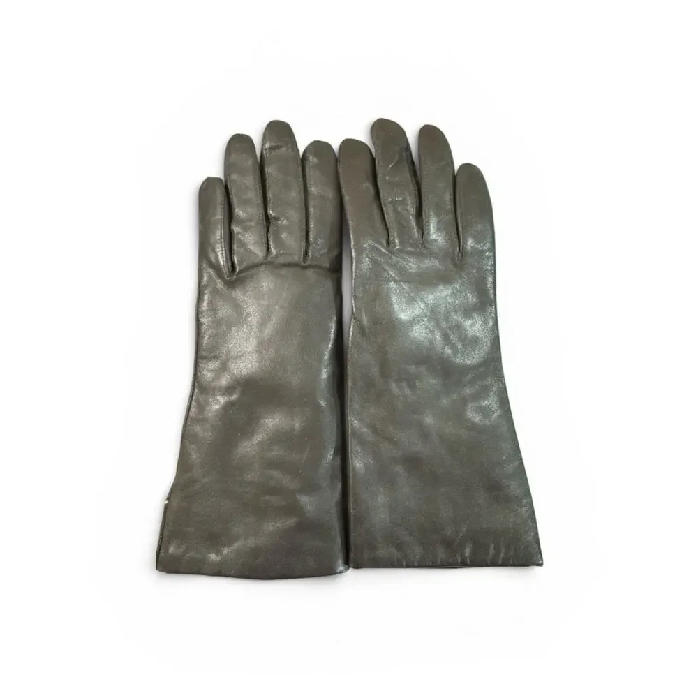 Vintage Leather Driving Gloves Womens Size 7 Brown